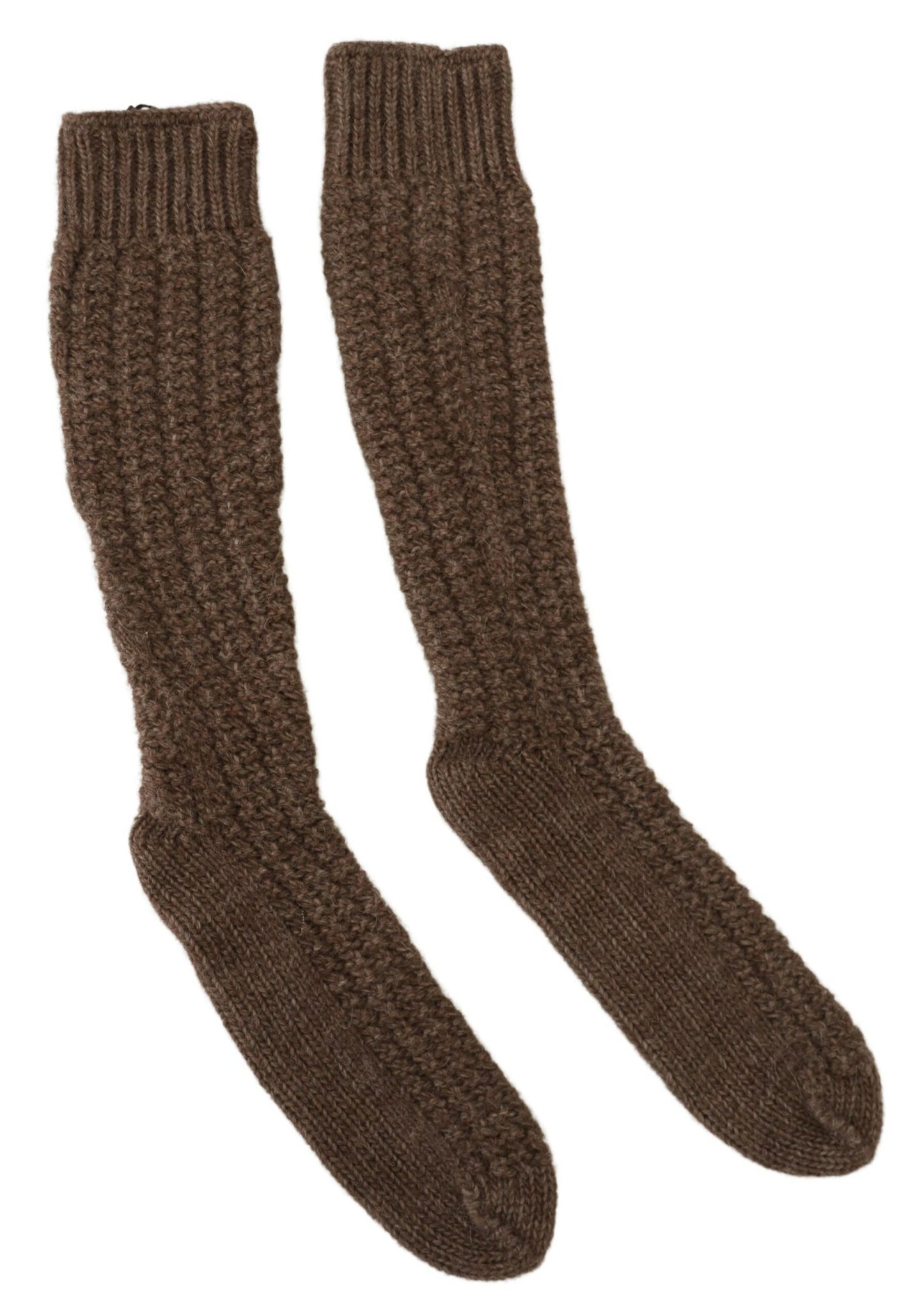 Chic Over-Calf Wool Blend Knit Socks