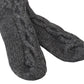Classic Grey Wool-Blend Italian Socks