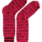 Chic Pink Mid-Calf Women's Socks