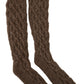 Elegant Knit Over-the-Calf Women's Socks