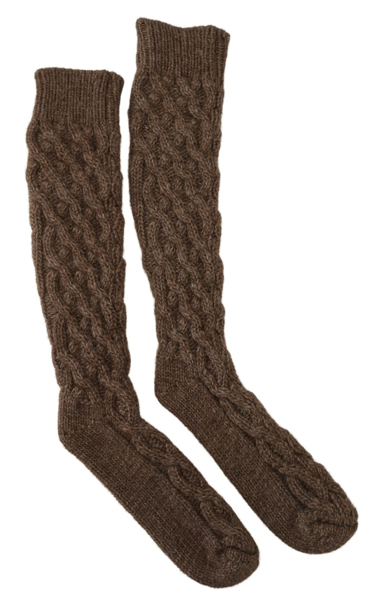 Elegant Knit Over-the-Calf Women's Socks