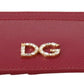 Chic Pink Leather Zippered Cardholder Wallet