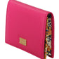 Elegant Pink Leather Bifold Wallet
