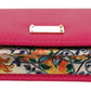 Elegant Pink Leather Bifold Wallet