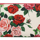 Elegant Continental Leather Wallet with Rose Design