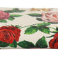 Elegant Continental Leather Wallet with Rose Design