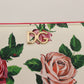 Elegant Continental Leather Wallet with Rose Design