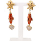 Celestial Rocket Crystal Clip-On Earrings