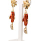 Celestial Rocket Crystal Clip-On Earrings