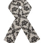 Regal Silk Men's Scarf with Crown Motif