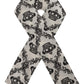 Regal Silk Men's Scarf with Crown Motif