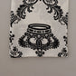 Regal Silk Men's Scarf with Crown Motif