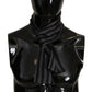 Elegant Monochrome Silk Scarf for Men