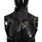 Elegant Black Silk Men's Scarf
