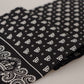 Elegant Black Silk Men's Scarf