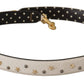 Elegant White Leather Shoulder Strap Accessory