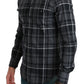 Gray Plaid Casual Cotton MARTINI Shirt
