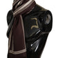 Elegant Striped Silk Men's Scarf