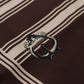 Elegant Striped Silk Men's Scarf