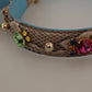 Elegant Python Leather Shoulder Strap Accessory