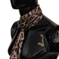 Elegant Silk Men's Scarf - Captivating Brown