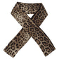 Elegant Silk Men's Scarf - Captivating Brown