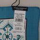 Elegant Multicolor Silk Men's Scarf