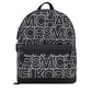 Cooper Large Black Signature PVC Graphic Logo Backpack Bookbag