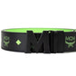 Smooth Visetos Logo Summer Green Leather Adjustable Reversible M Buckle Belt