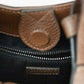 Lorne Small Tan Pebbled Leather Bucket Crossbody Handbag Purse Bag Brown