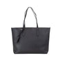 Ardwell Medium Black Logo Branded Pebble Leather Shoulder Tote Handbag