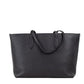 Ardwell Medium Black Logo Branded Pebble Leather Shoulder Tote Handbag