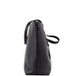 Ardwell Medium Black Logo Branded Pebble Leather Shoulder Tote Handbag