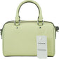 (C9950) Mini Rowan Pale Lime Crossgrain Leather Satchel Crossbody Handbag