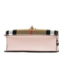Macken Small Pale Orchid House Check Derby Leather Crossbody Bag Purse