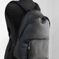 Abbeydale Branded Black Pebbled Leather Backpack Shoulder Bookbag