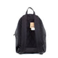 Abbeydale Branded Black Pebbled Leather Backpack Shoulder Bookbag
