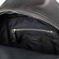 Abbeydale Branded Black Pebbled Leather Backpack Shoulder Bookbag