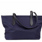 Small Navy Blue Logo Econyl Nylon Tote Shoulder Handbag Purse