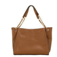 Britten Small Moose Pebbled Leather Slouchy Tote Handbag