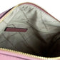 Jet Set Girls Medium Dark Powder Blush PVC Duffle Crossbody Handbag