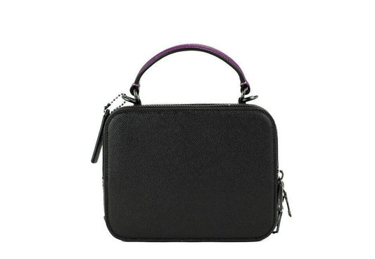 Disney Maleficent Motif Crossgrain Leather Box Crossbody Handbag