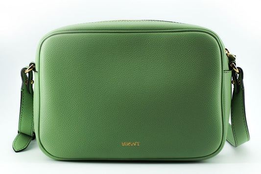Elegant Mint Green Leather Camera Case Bag