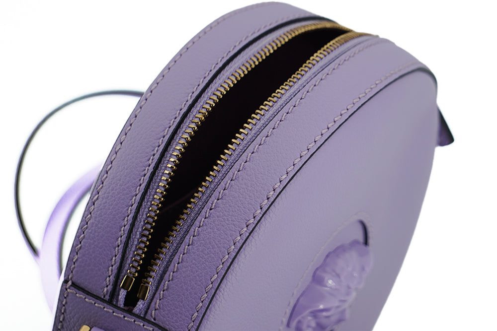 Elegant Purple Round Shoulder Bag