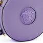 Elegant Purple Round Shoulder Bag