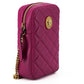 Elegant Purple Quilted Leather Mini Bag