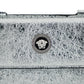 Elegant Silver Nappa Leather Card Case