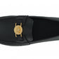 Elegant Black Calf Leather Loafers