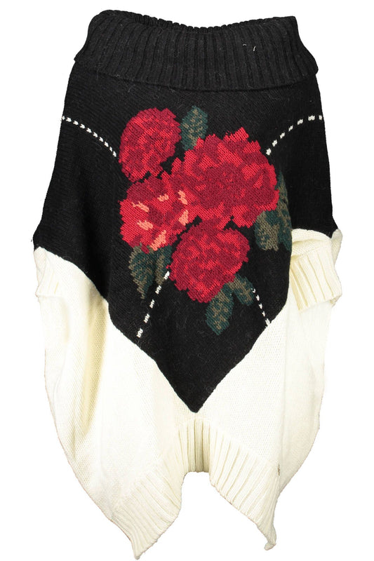 Elegant Embroidered Turtleneck Sweater
