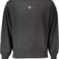 Sleek Black Cotton Sweatshirt with Iconic Logo
